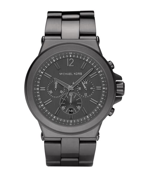 gunmetal grey michael kors watch|Amazon.com: Michael Kors Watch Gunmetal.